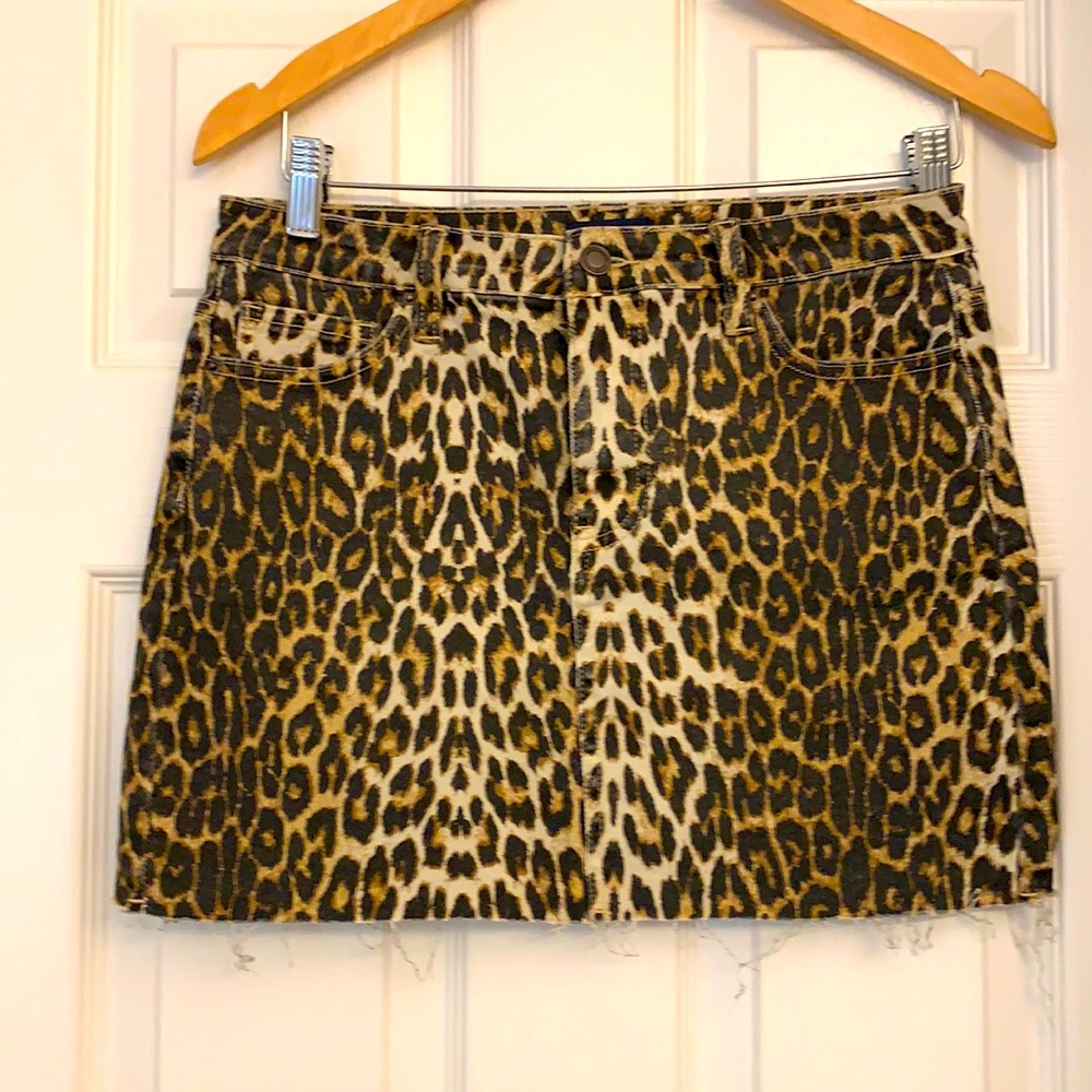 Minnie skirt leopard